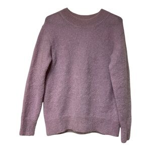 Vince Brushed Mohair Sweater in Lily Stone Lilac Size XS Luxury Cozy